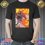 Chainsaw man warrior denjI distressed design shirt