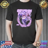 Character design raiden shogun genshin impact shirt