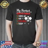 Checklist My Perfect Christmas For Pickleball Lovers Pickleball Posse T-Shirt