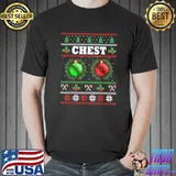 Chest Nuts Christmas Matching Couple Chestnuts T-Shirt