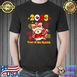 Chinese New Year 2023 Cute Dragon Year Of The Rabbit Zodiac Firework T-Shirt