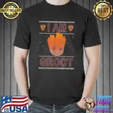 Christmas groot Marvel design I am tree ugly shirt