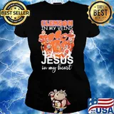 Clemson In My Viens Jesus IN MY Heart Shirt Ladies tee