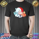Cold fox and hot fox shoto todorokI chibI mha classic shirt