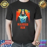 Colored art of warrior nun netflix classic shirt