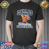 Dallas thanksgiving day funny Turkey playing Texas classic shirt