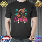 David robinson the admiral basketball art classic shirt