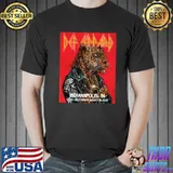 Def leppard indianapolis august 16 2022 the stadium tour classic shirt