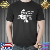 Diff'rent arts strokes look at me crying just like a kid graphic shirt
