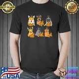 Dogs Pumpkin Cute Halloween Fall Autumn Thanksgiving T-Shirt