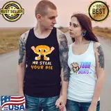 Donut Pumpkin Mr Steal Your Pie Thanksgiving T-Shirt Tank Top