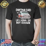 Drifting dad car drifting racing racecar motorsport skid marks graphic classic shirt