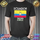 Ecuador flag jersey supporter ecuadorean soccer team shirt