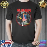 Eleven the telekinetic stranger things x iron maiden band shirt
