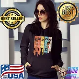 Enjoy The Little Things In Life Biology Biologist Microscope Lab Vintage T-Shirt Hoodie