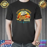 Every Girl Needs A Little Rip In Her Jeans Hat Cowboy Vintage Sunset Stars T-Shirt