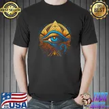 Eye Of Horus Symbol Ancient Egyptian God Egypt Mythology T-Shirt
