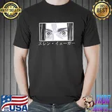 Eyes design attack on titan eren yeager fan art shirt