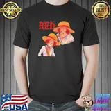 Fanart of red hair boy character one piece film red shirt