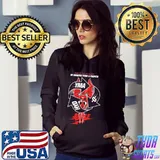 Fear of the red nation yma o hyd s Hoodie