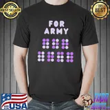For army purple braille the astronaut by jin of bts shirt