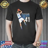Forever cartoon design 41 dirk nowitzkI shirt
