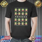 Frogs in s dark ugly christmas classic shirt