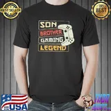 Funny son brother gaming legend gift for gamers and for gaming lovers classic shirt