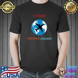 Future aerospace engineer aircraft engineering students T-Shirt