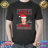 Gary neville manchester united merry christmas red devil shirt