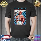 God of thunder record of ragnarok retro shirt
