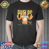 Gold design michael phelps signature shirt
