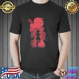 Grunge distressed lycoris recoil anime characters chisato nishikigI shirt