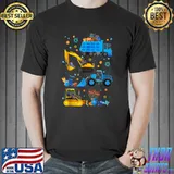 Hanukkah Construction Truck Christmas Chrismukkah T-Shirt