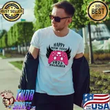 Happy New Year 2023 Unlocked Gamer Girl Eve Party Video Game Wings T-Shirt