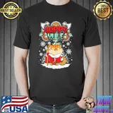 Happy yule viking christmas cat kitten classic shirt