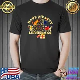 Have A Catty Lil Hissmas Apparel Merry Christmas Cat Tree T-Shirt