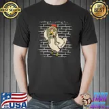 Hen Scarf Sunglasses Farm Eggs Farming Farmer Chicken T-Shirt