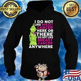 I Do Not Like Breast Cancer Here Or There I Do Not Like Breast Cancer Peanut Puppet Grinch Shirt Hoodie