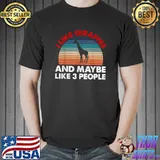 I like giraffe and maybe like 3 people vintage art graphic giraffe zoo animal lovers T-Shirt
