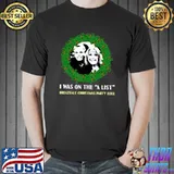 I Was On The A List Breazeale Christmas Party Couple T-Shirt