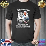In memory of dale earnhardt legend never die shirt
