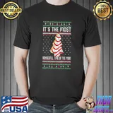 It's The Most Wonderful Time Of The Year Christmas Tree Cake T-Shirt