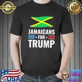 Jamaicans for Trump pro Trump 2024 supporter gift classic shirt