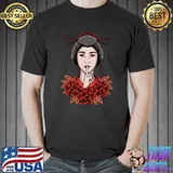 Janese girl geisha with flower T-Shirt
