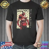 Japanese kratos god of war video game shirt