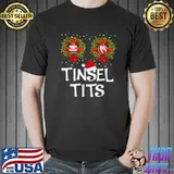 Jingle Balls Tinsel Tits Couples Christmas Matching Couple T-Shirt