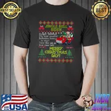 Jingle Bell Biden Empty Shelve My Butt Smells Inflation Here Merry Christmas T-Shirt