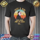 Just a girl who loves vintage jerry lee lewis shirt