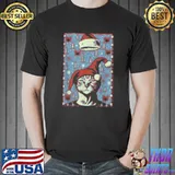 Kawaii Cute Cat Wearing Santa Hat Ugly Christmas Sweater T-Shirt